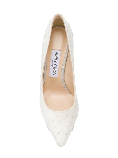 Shop Jimmy Choo Romy Pointed Pumps In White