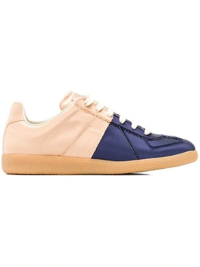 Shop Maison Margiela Replica Sneakers In Blue