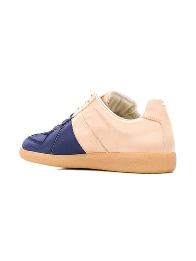 Shop Maison Margiela Replica Sneakers In Blue