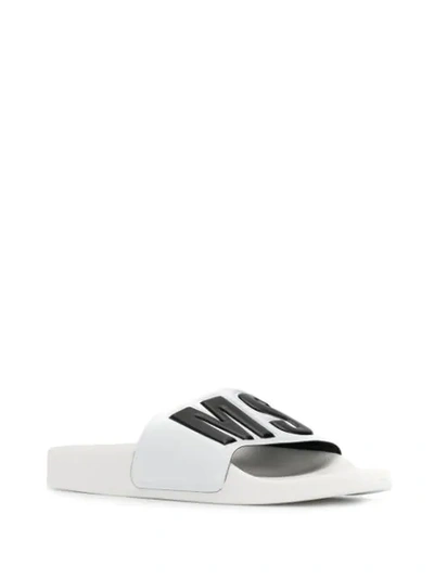 MSGM LOGO SLIDES - 白色