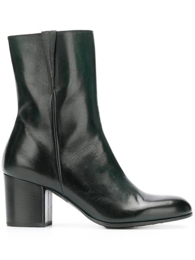 Shop Pantanetti Side Zip Ankle Boots In Black