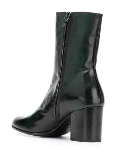 Shop Pantanetti Side Zip Ankle Boots In Black