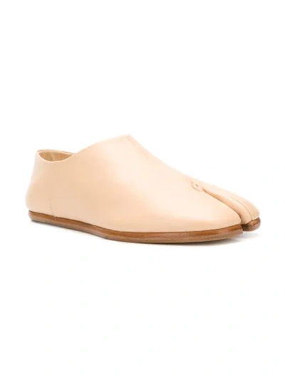 Shop Maison Margiela Tabi Slippers In Neutrals