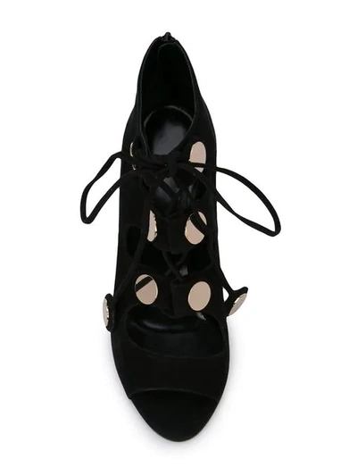 Shop Pierre Hardy Penny Lace-up Sandals - Black