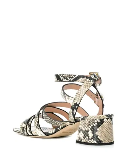 Shop Alberto Gozzi 'roccia' Sandalen - Nude In Neutrals