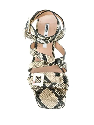 ALBERTO GOZZI ROCCIA SANDALS - 大地色