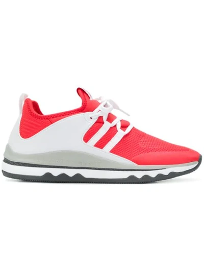 Shop Armani Exchange Low-top Sneakers - Red