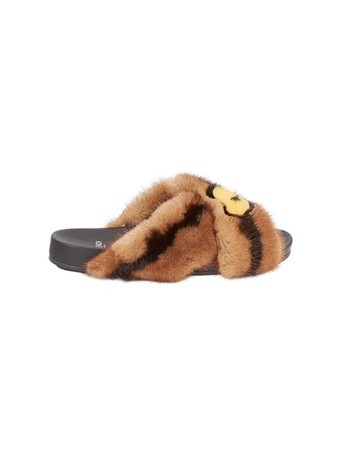 fendi fur slides sale