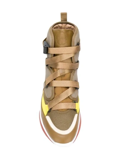 Shop Chloé Sonnie Sneakers In Green