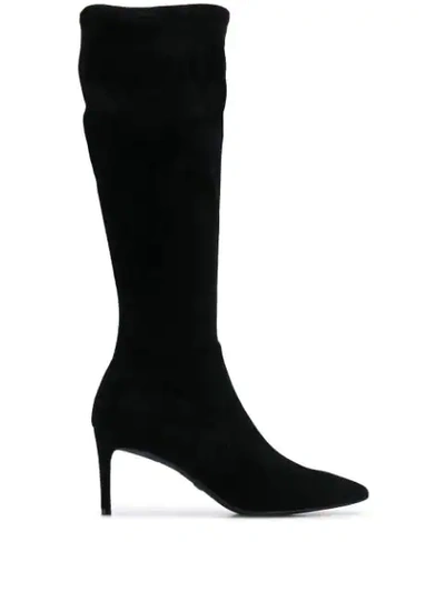 Shop Stuart Weitzman Wanessa Boots In Black