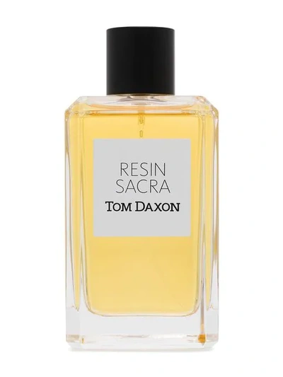 Shop Tom Daxon Black And Yellow Resin Sacra 100 ml Fragrance In Multicoloured