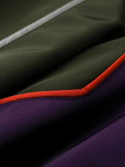 Shop Ader Error Colour-block Sleeve Jacket - Purple