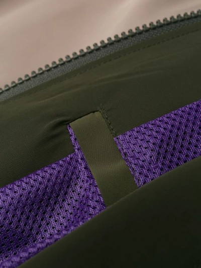 Shop Ader Error Colour-block Sleeve Jacket - Purple