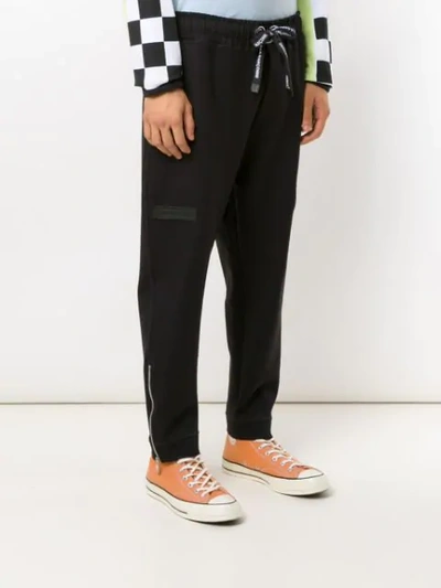 Shop À La Garçonne X Hering Trousers With Zip Details In Black