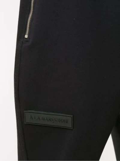 Shop À La Garçonne X Hering Trousers With Zip Details In Black