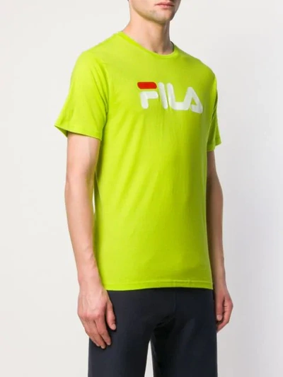 Shop Fila Logo Print T-shirt - Green