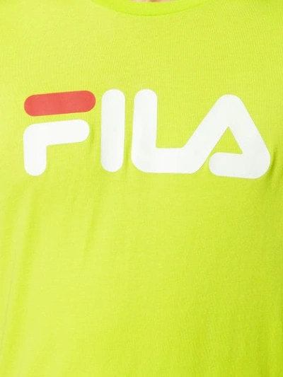 Shop Fila Logo Print T-shirt - Green