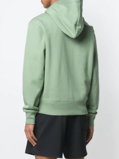 Shop Acne Studios Klassischer Kapuzenpullover In Green