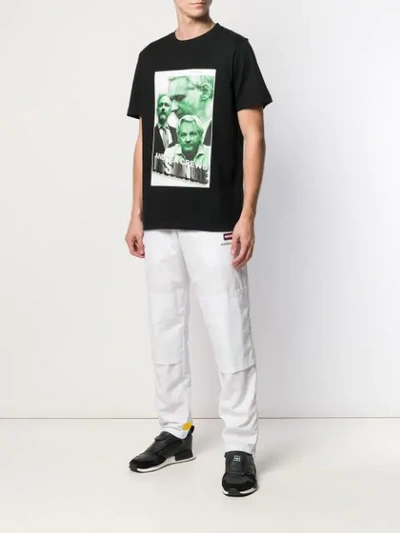 ANDREA CREWS LOGO TRACK PANTS - 白色