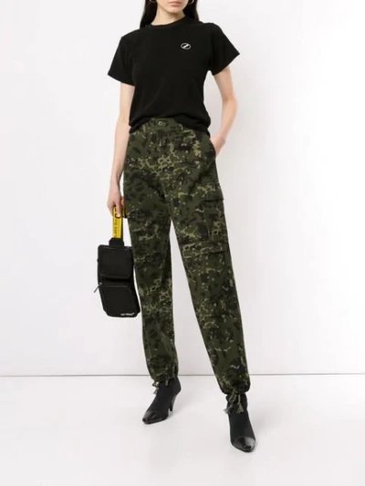 Shop We11 Done Military Trousers In Green