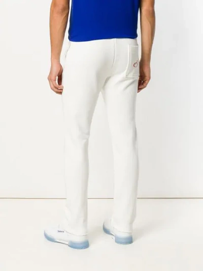 Shop Xander Zhou Slim Joggers - White