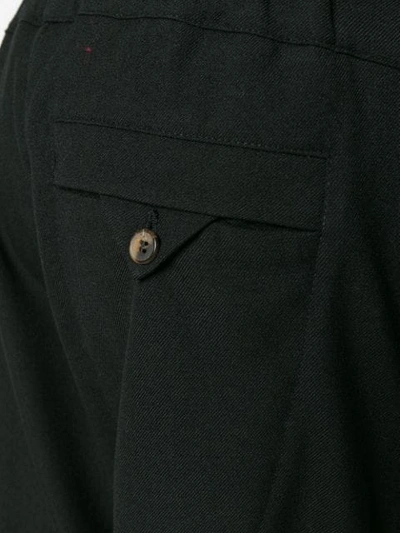 Shop Société Anonyme Japjogger Cropped Trousers In Black