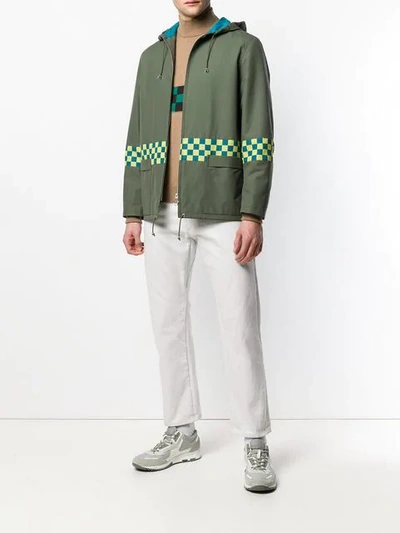 Shop Anglozine Pause Windbreaker In Green