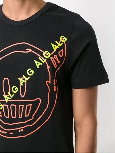 Shop Àlg Logo Graphic Print T In Black