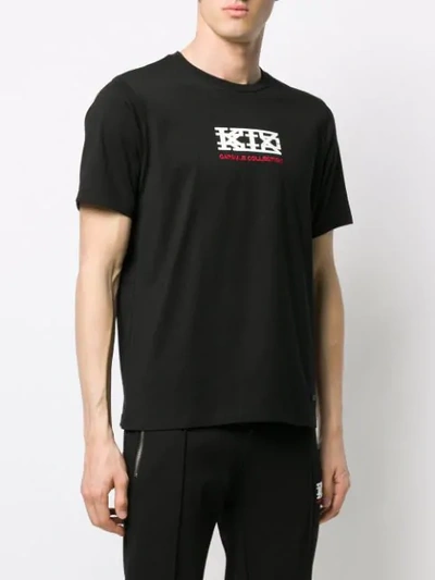 Shop Ktz T-shirt Mit Logo-print In Black