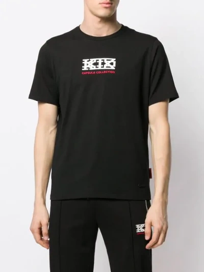 Shop Ktz T-shirt Mit Logo-print In Black