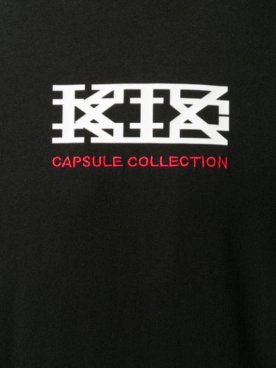 Shop Ktz T-shirt Mit Logo-print In Black