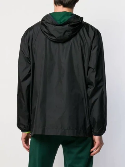 Shop Acne Studios Hooded Anorak Jacket In Black