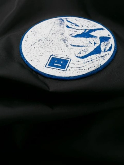 Shop Acne Studios Hooded Anorak Jacket In Black