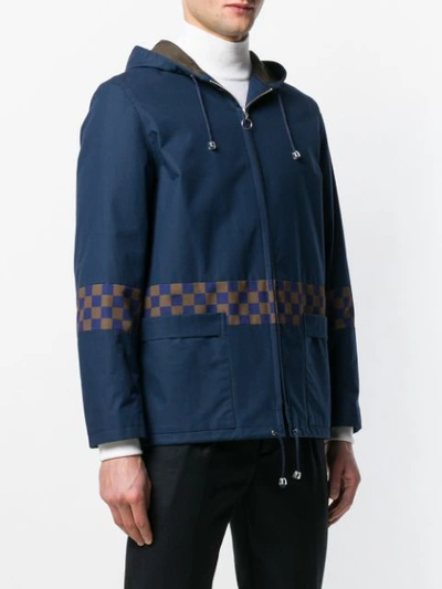 Shop Anglozine Pause Windbreaker In Blue