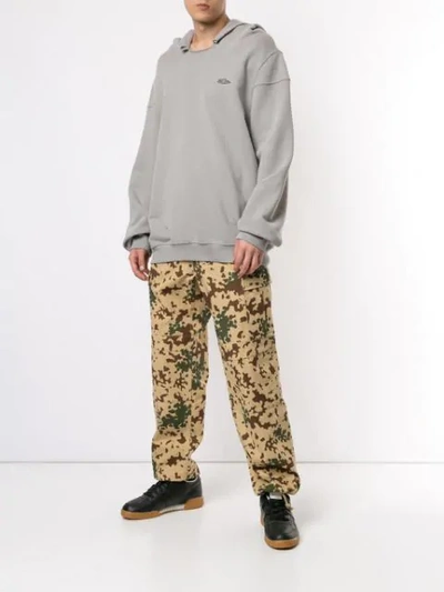 Shop We11 Done Military Trousers In Neutrals