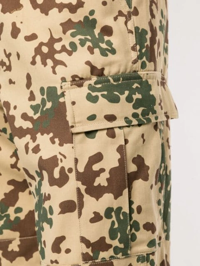 Shop We11 Done Military Trousers In Neutrals
