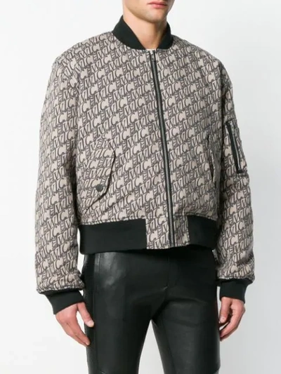 Shop Ktz Limited Edition Bomber Jacket In Brown
