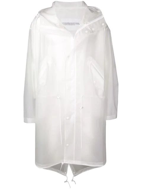 calvin klein transparent jacket