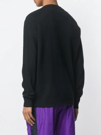 Shop Acne Studios Cardigan Sweater In Black