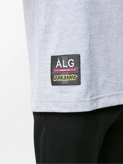 Shop Àlg Slogan Print T In Grey