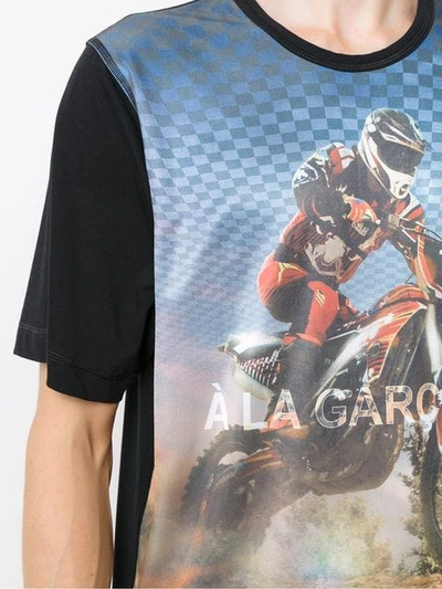 Shop À La Garçonne X Olympikus 'motorcross' T-shirt In Black