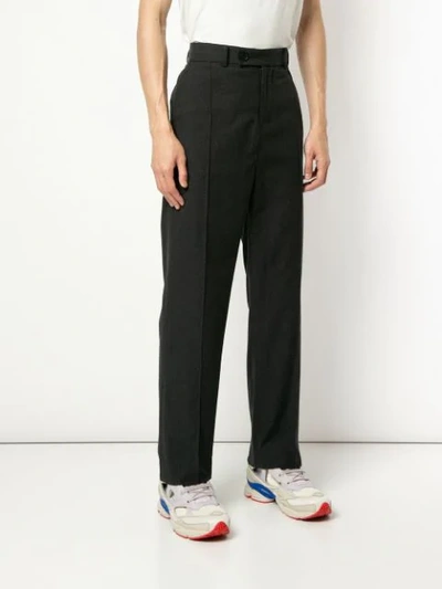 Shop Strateas Carlucci Repose Trousers In Grey