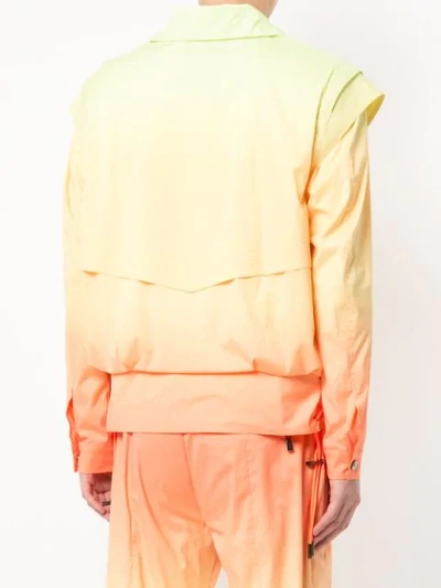 Shop Ports V Gradient Bomber Jacket In Yellow