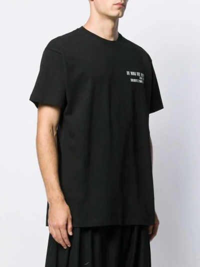 IH NOM UH NIT OVERSIZED LOGO T-SHIRT - 黑色