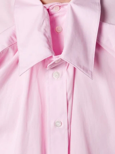 Shop Y/project Double Layer Shirt In Pink