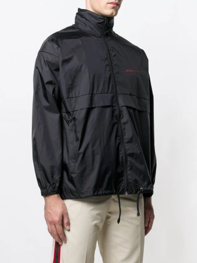 Shop Andrea Crews Zipped Jacket - Black