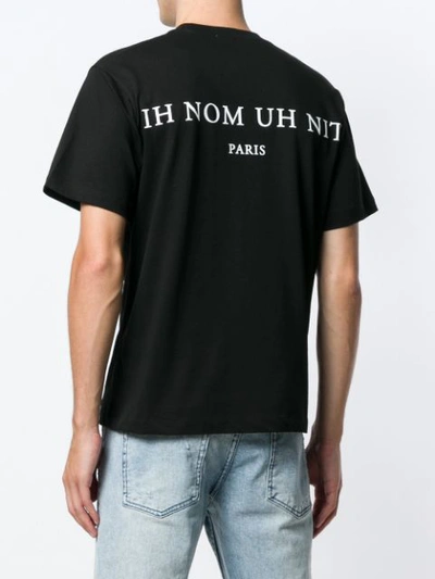 Shop Ih Nom Uh Nit Logo Print T-shirt - Black