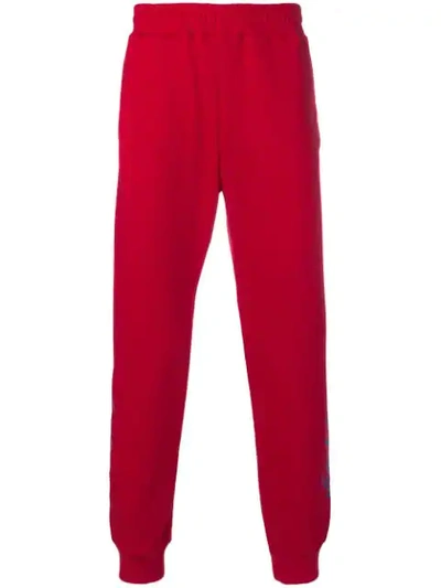 Shop Ktz Signature Printed Track Pants In Red
