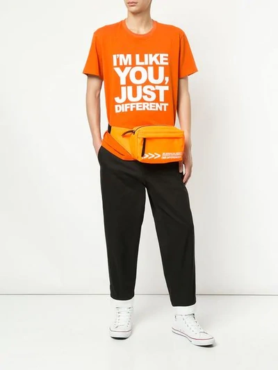 Shop Ports V T-shirt Mit Print In Orange