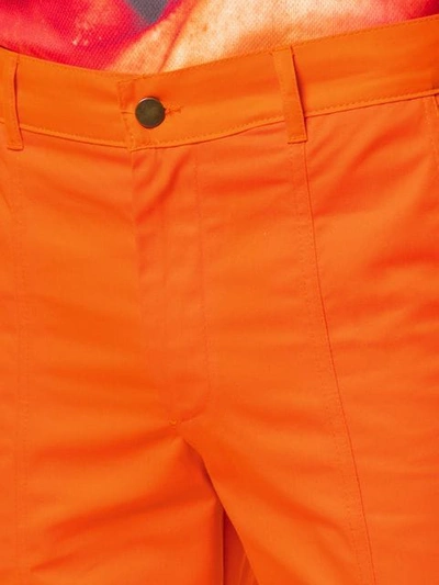 Shop Anton Belinskiy Slim-fit Trousers In Orange